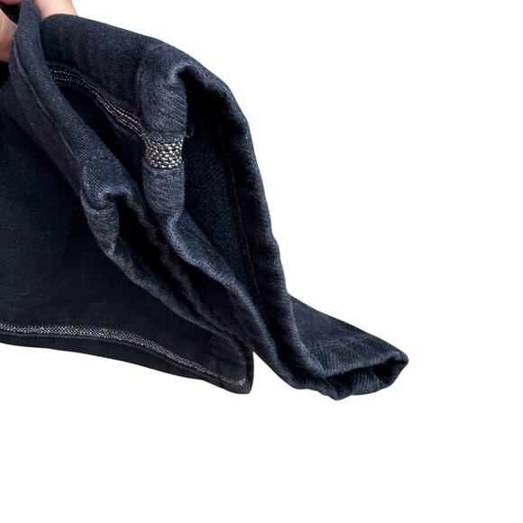 Liverpool 0/25 Black Glitter Stripe Skinny Jeans Mid Rise NWT - Picture 4 of 13